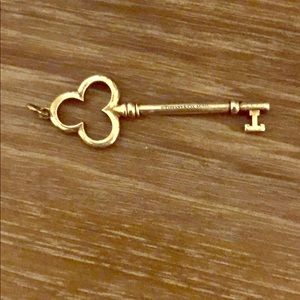 tiffany and co necklace charm key